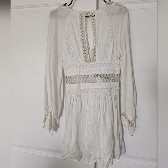 Women's Free People I Think I Love You Boho Short Dress Size 0 - Picture 6 of 11